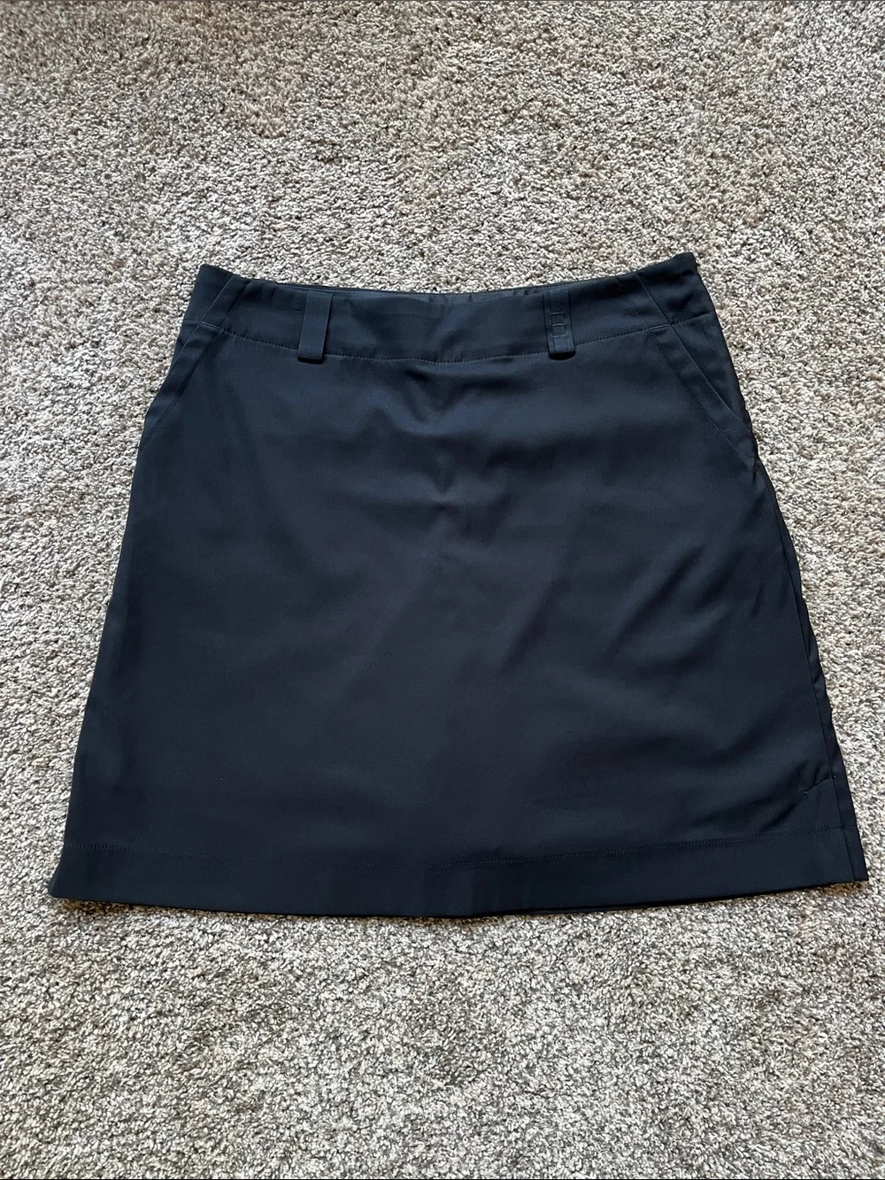 Nike Golf Dri-FIT Black Performance Skort  Size 8 Medium Athletic Golf Tennis